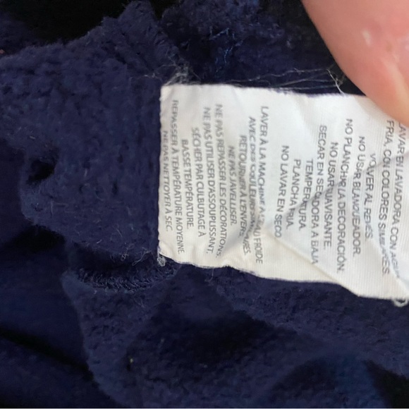 Classic Fila Pullover Hoodie in Navy - Picture 5 of 5